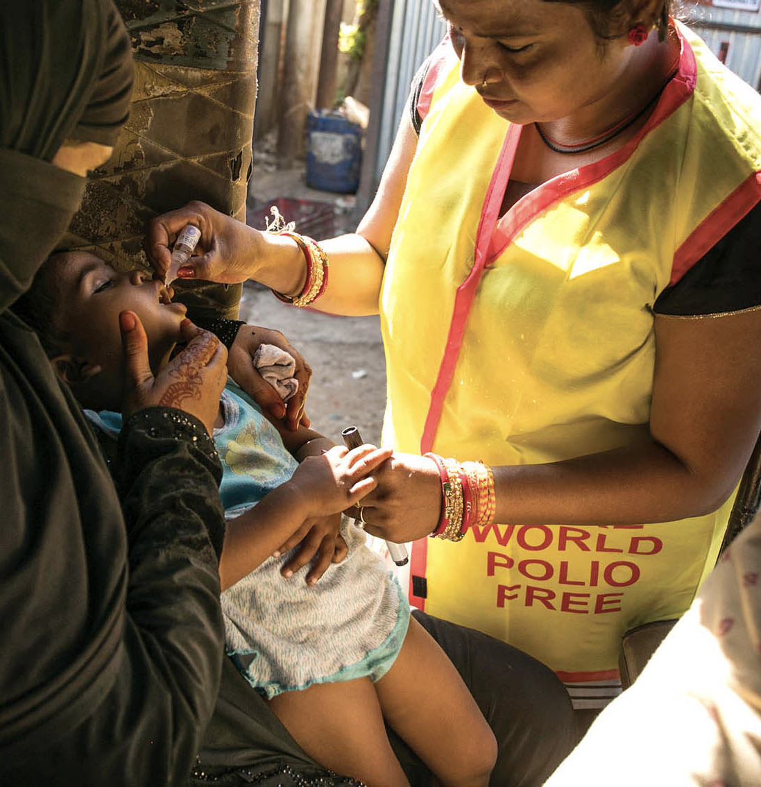 Vaccinations take place across the world daily